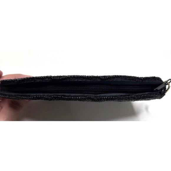 Neiman Marcus Handmade Beaded Shell Shape Clutch Evening Handbag - Picture 5 of 13